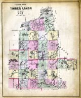 Timber Lands Map 2, Washington County, Hancock County, Machias River, Maine State Atlas 1884